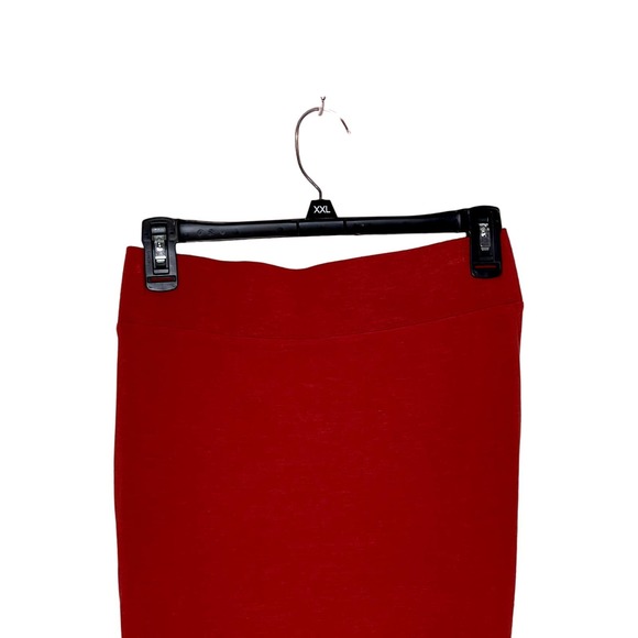 Helmut Lang Womens Skirt Stretchy Casual Wool Blend Harrow Red Sz. 26 Petite NWT - Picture 5 of 8